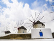 Photo: The Windmills of the Island of Mykonos in Greece The Windmills of the Island of Mykonos in Greece