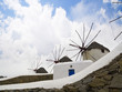 Photo: The Windmills of the Island of Mykonos in Greece The Windmills of the Island of Mykonos in Greece