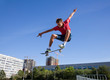jump on skateboard