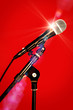 microphone bright light