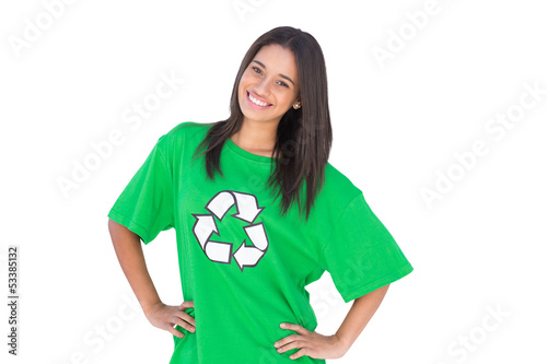 Photo: Enivromental activist smiling Enivromental activist smiling