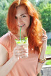 Girl with cocktail