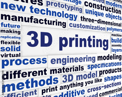 Illustration: 3d printing technical word clouds 3d printing technical word clouds