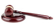 Wooden brown gavel