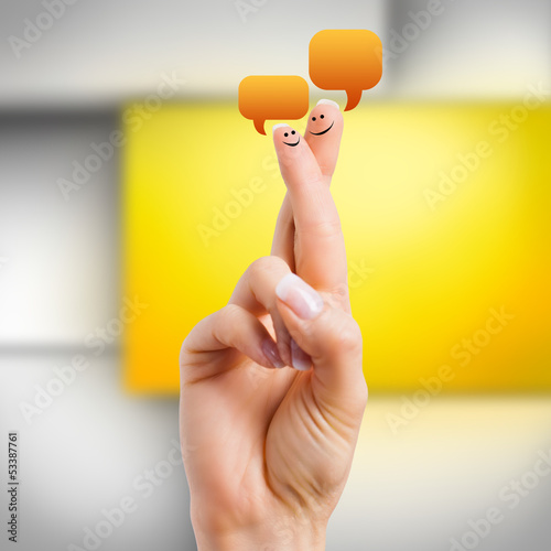 Photo: sprechende Finger sprechende Finger