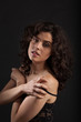 Bellissima donna in lingerie