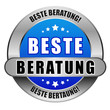 5 Star Button blau hell BESTE BERATUNG DTO DTO