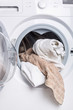 Laundry in the washing machine