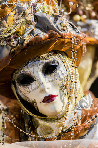 Photo: Traditional venetian carnival mask Traditional venetian carnival mask