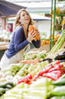 Young woman at the market