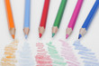colorful of many crayons.