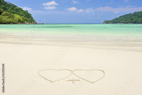 Photo: Tropical beach. Tropical beach.