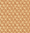 Vector: Ornate hand-drawn vintage beige triangles Ornate hand-drawn vintage beige triangles