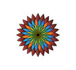 Retro flower