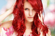 rote Locken