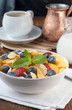 milk and berry