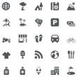 Vector: travel gray icons set 2 travel gray icons set 2