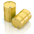 Illustration: 3d steel drums - shipping containers 3d steel drums - shipping containers