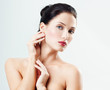 Photo: young beautiful woman. perfect skin young beautiful woman. perfect skin