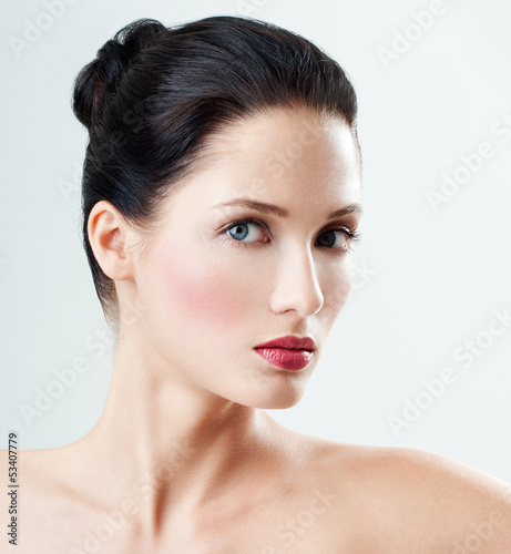 Photo: young beautiful woman. perfect skin young beautiful woman. perfect skin