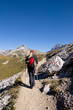 Wanderer in den Dolomiten - Alpen