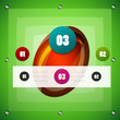 Vetor: Options steps modern template Options steps modern template