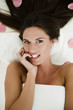 Young woman relaxing in health spa