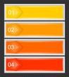 Vector: Modern design template, infographic banners Modern design template, infographic banners
