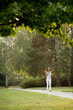 Young woman jogging in the park