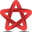 Vector: Origami star Origami star