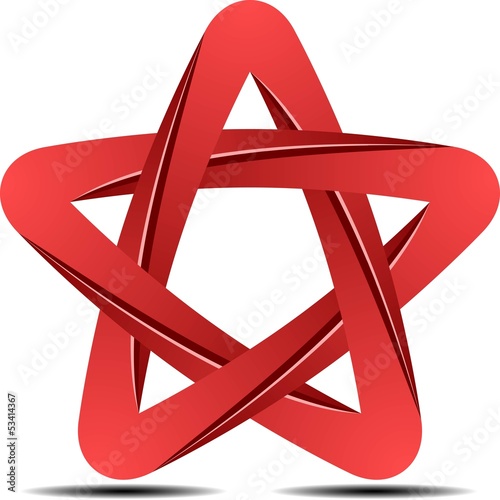 Vector: Origami star Origami star