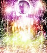 Abstract disco ball with Bubbles.