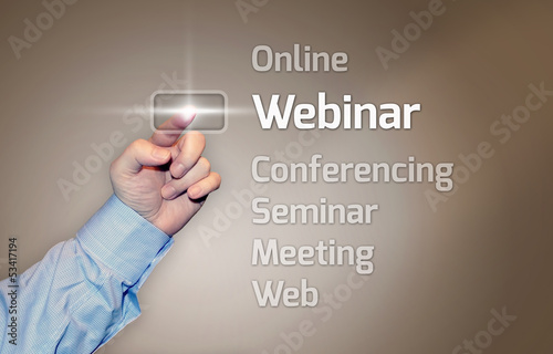 Illustration: Virtual Touchscreen "Webinar" Virtual Touchscreen "Webinar"