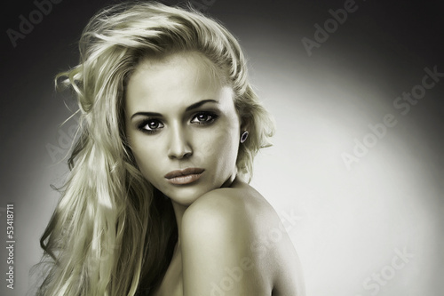 Photo: Beautiful sweet blond woman Beautiful sweet blond woman