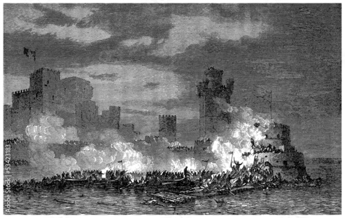 Illustration: Battle - 16th century Battle - 16th century