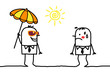 Vektor: hot season hot season