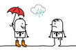 Vektor: rainy season rainy season