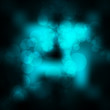 beautiful blue bokeh background
