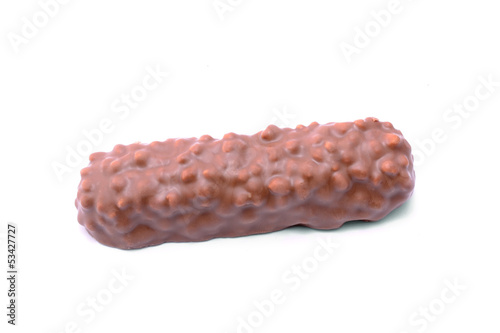 Photo: Chocolate isolated on a white background Chocolate isolated on a white background