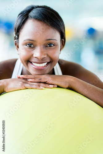 Photo: Beautiful woman at the gym Beautiful woman at the gym