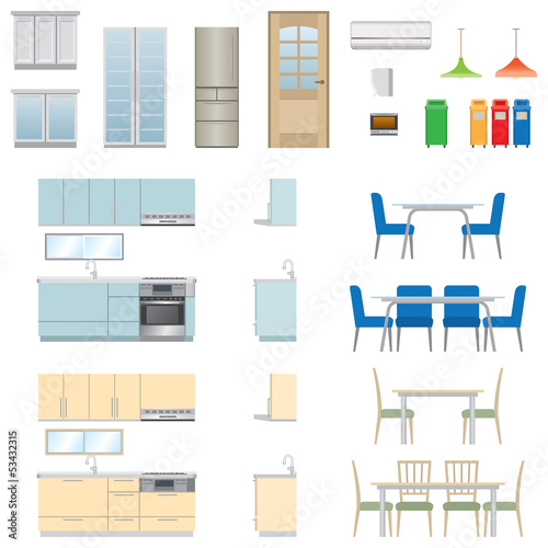 Vector: Kitchen Furniture / Type2 Kitchen Furniture / Type2