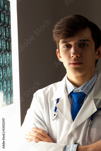 Photo: Male radiologist Male radiologist