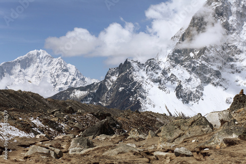 Photo: snowy mountains snowy mountains