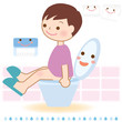 トイレトレーニング　子ども　イラスト