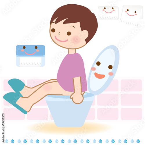 Vector: トイレトレーニング 子ども イラスト トイレトレーニング 子ども イラスト
