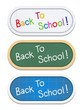 Vector: Back To School Banners Back To School Banners