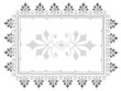 Vector: Vintage frame doodle in grey Vintage frame doodle in grey