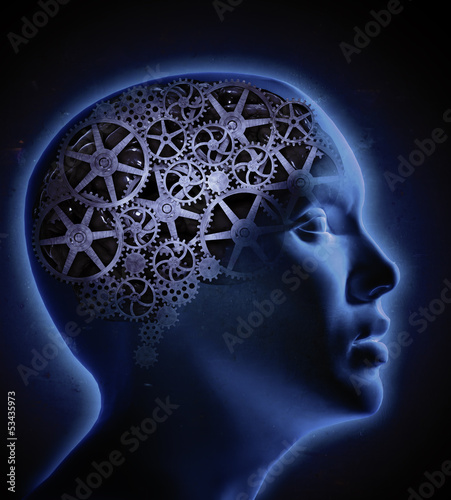 Illustration: Human cognition concept Human cognition concept