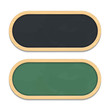 Vector: Education banners - black and green blackboards Education banners - black and green blackboards