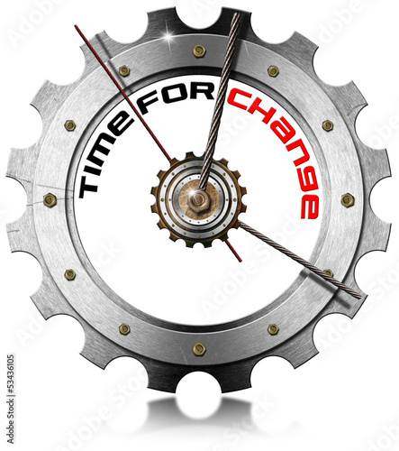 Illustration: Time for Change - Metallic Gear Time for Change - Metallic Gear